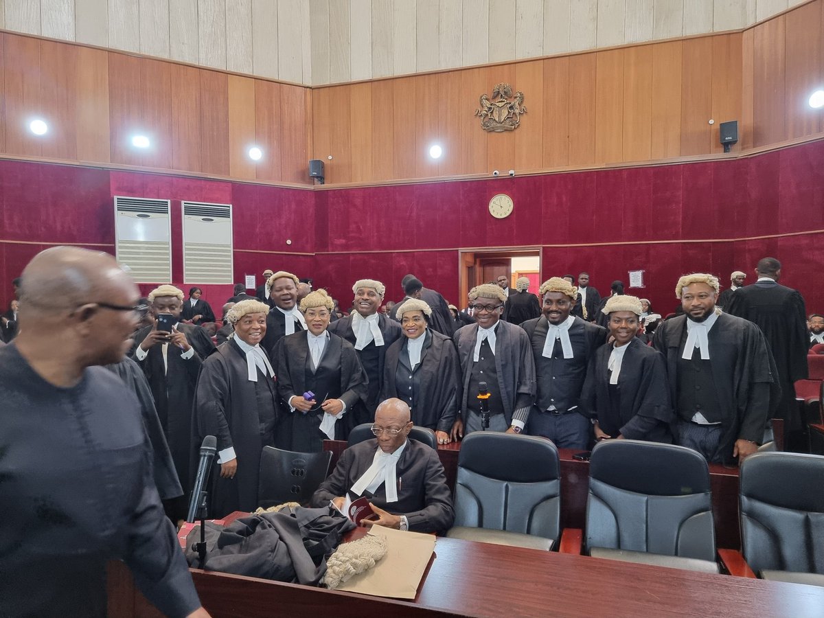 MissPearls's tweet photo. “I will bring all my proofs to court and I am not in alliance with any individual or party. 

I will not call to congratulate him cos he doesn’t deserve the win” —HE Peter Obi

#AllEyesOnTheJudiciary https://t.co/mh4dugo8Ba