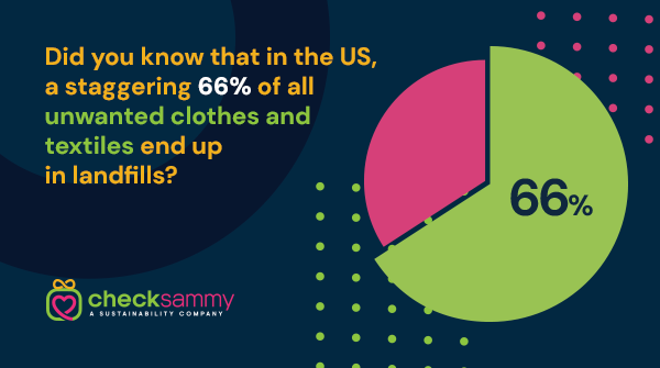 CheckSammy's tweet image. Did you know that in the US, a staggering 66% of all unwanted clothes and textiles end up in landfills? That’s a massive waste of resources and a burden on our environment.
Let’s work together to reduce textile waste &amp;amp; promote a more sustainable future.  
checksammy.com/blog/a-sustain…