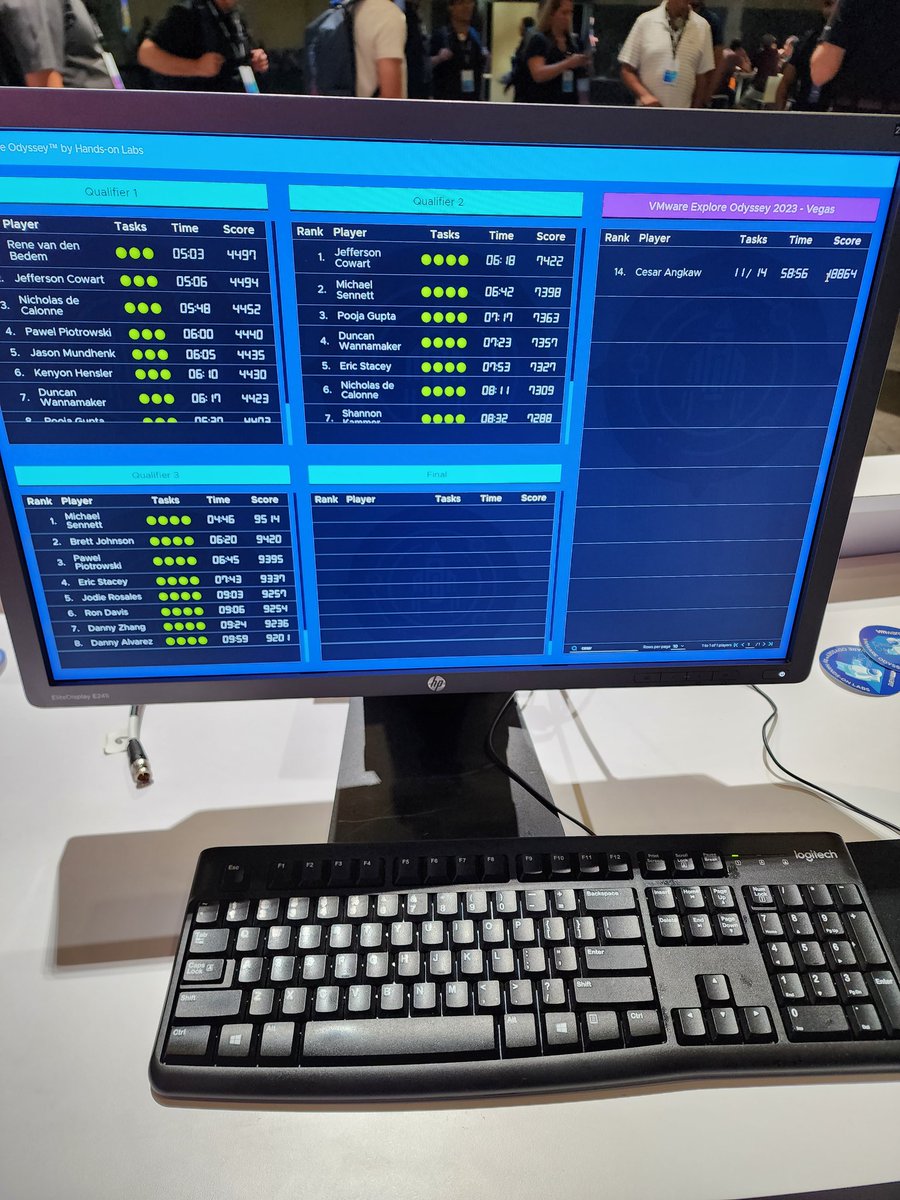 ithero's tweet photo. @VMwareHOL #VMwareExplore #VMwareExploreHOL

Landed in 14th place.  More importantly, i managed to successfully complete all labs... just not fast enough. https://t.co/ZRCaOPewsY