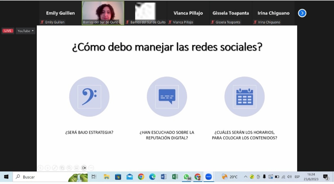 HOY| 1ra clase del Módulo 2 de <a href="/YoEmprendoUCE/">YoEmprendoUCE</a> de <a href="/lacentralec/">Universidad Central del Ecuador</a> 
Tema: Marketing Digital para Emprendedores
Impartida por: <a href="/gimerinoj/">Grace Merino Jaramillo</a>, Docente UCE. Compartimos con ustedes el link de la clase 👇 youtube.com/live/Eu9VGPoI4…