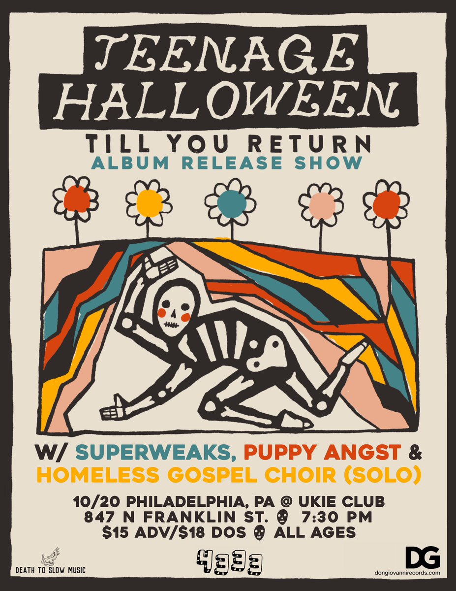 10/20 with some of the greatest living rockers <a href="/tnghllwnband/">Teenage Halloween 🎃</a> releasing a big fresh album