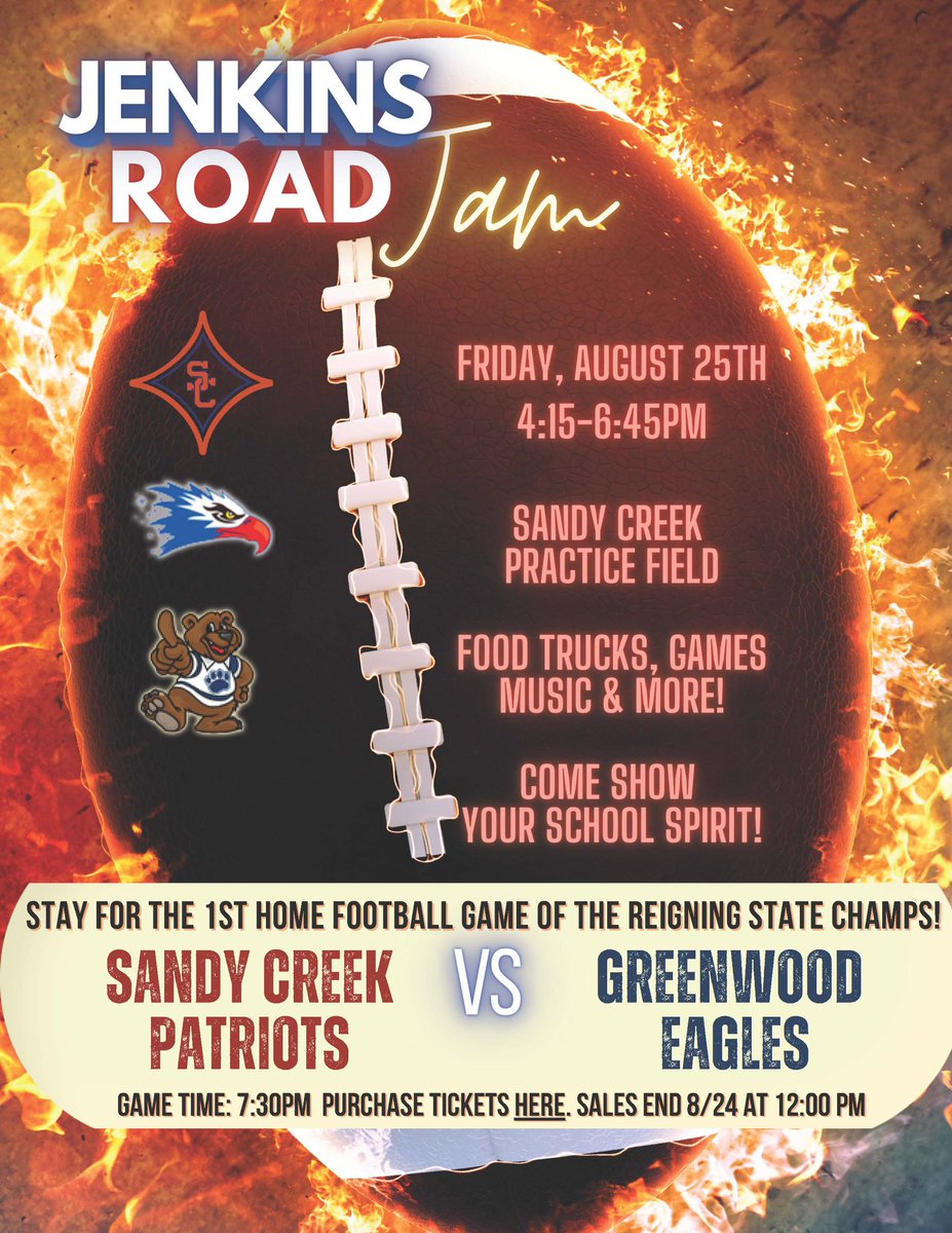 🗣️🗣️Calling all families!!!  Let’s have a fun time this Friday!! Be there or be square!! Time: 4:15pm!!!!!❤️🤍💙 #Burch #FlatRock #SandyCreek #JenkinsRoadJAM 🚨🚨🚨🚨