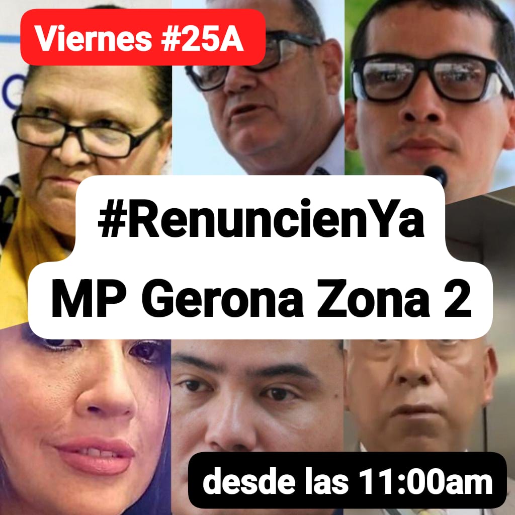 bernardosilvagt's tweet photo. ¡MANIFESTACIÓN!

#RenuncienYa en el MP Gerona Z.2 desde las 11am en adelante. https://t.co/hIZaVuJAXe