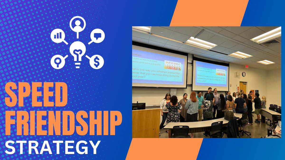 EdFamilyTweets's tweet photo. Speed Friendship Strategy to connect to your class or staff https://t.co/blf4mwI9G4 via @YouTube https://t.co/HF7KCMygKY