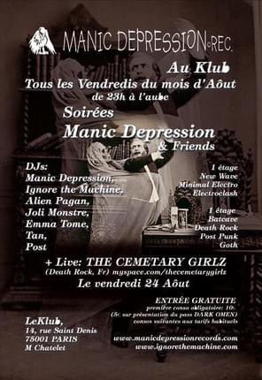 cemetarygirlz's tweet image. On this day 16 years ago, 24 August 2007, the first show of The Cemetary Girlz 🦇🖤
No Facebook, no instagram, postpunk com didn’t exist yet to tell you what band is cool or not, just Goths and punks enjoy music 
#TheCemetaryGirlz #gothic #goth #deathrock #punk #batcave #goth