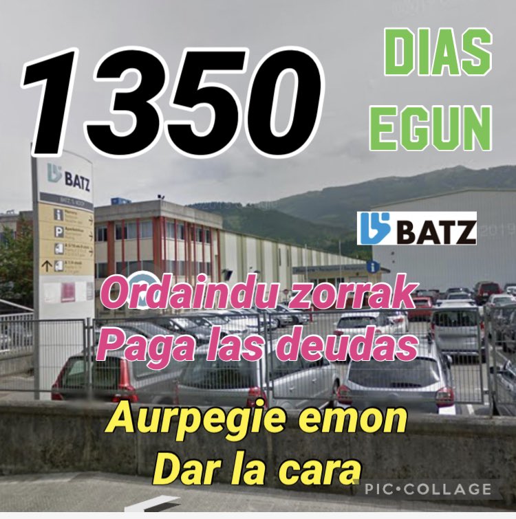 ⚠️1350⚠️ 

Nuestros derechos a un TRABAJO digno,con un CONVENIO digno y con una VIDA digna!
🗣dialogo= solución 
🤝Negociar por dios!
⛔️No a los despidos!
✊Mientras seguiremos en lucha!

#BATZordainduzorrak 
#ArratiaBizirik 
#novaltiasolucion