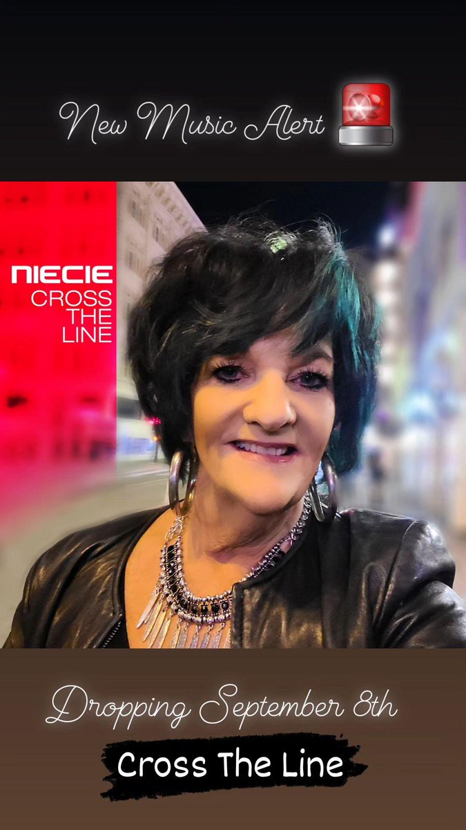 New Music Alert 🚨
Cross The Line dropping September 8th! 
niecie.net
