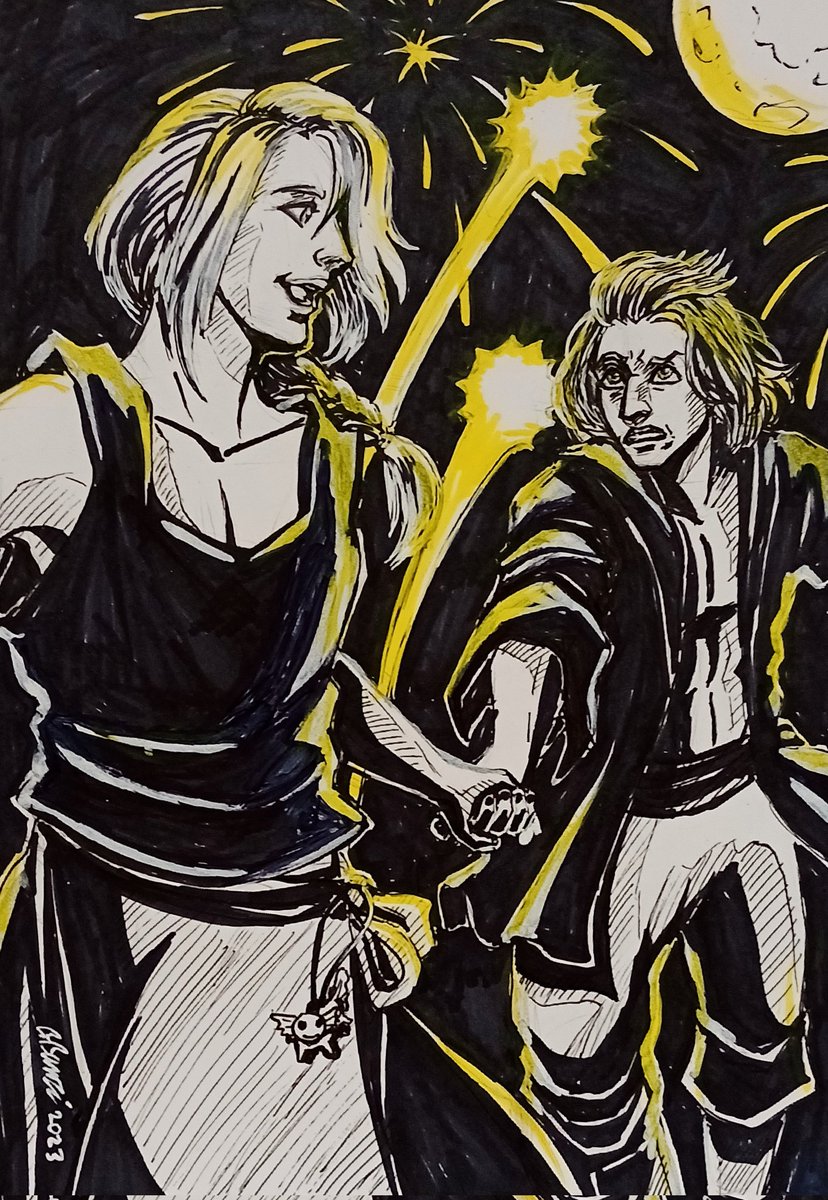 Ryuuza_Art's tweet photo. #HythadesWeek23 Day 4: Halcyon days/ Revelry https://t.co/hhBYOFdXA9