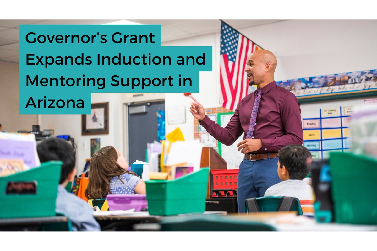 The Arizona K12 Center is proud to announce it will be expanding its Arizona New Teacher Support Program to an additional 15 school sites, thanks to a $2 million grant from the American Rescue Plan Act and the Office of Arizona Governor Katie Hobbs: azk12.org/Homeroom-AZNTS…