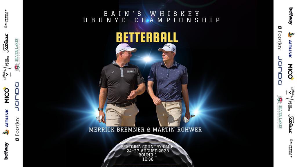 Such a cool event this week with my boy Martin Rohwer #letsgorohwer #Betway #Betwaysquad #MicoSA #Airlink #connectingsouthernafrica #callaway #paradym #odyssey #titleist #footjoy #jondosunglasses #silverlakes #sunshinetour #greatnessbeginshere #bainswhiskyubunyechampionship