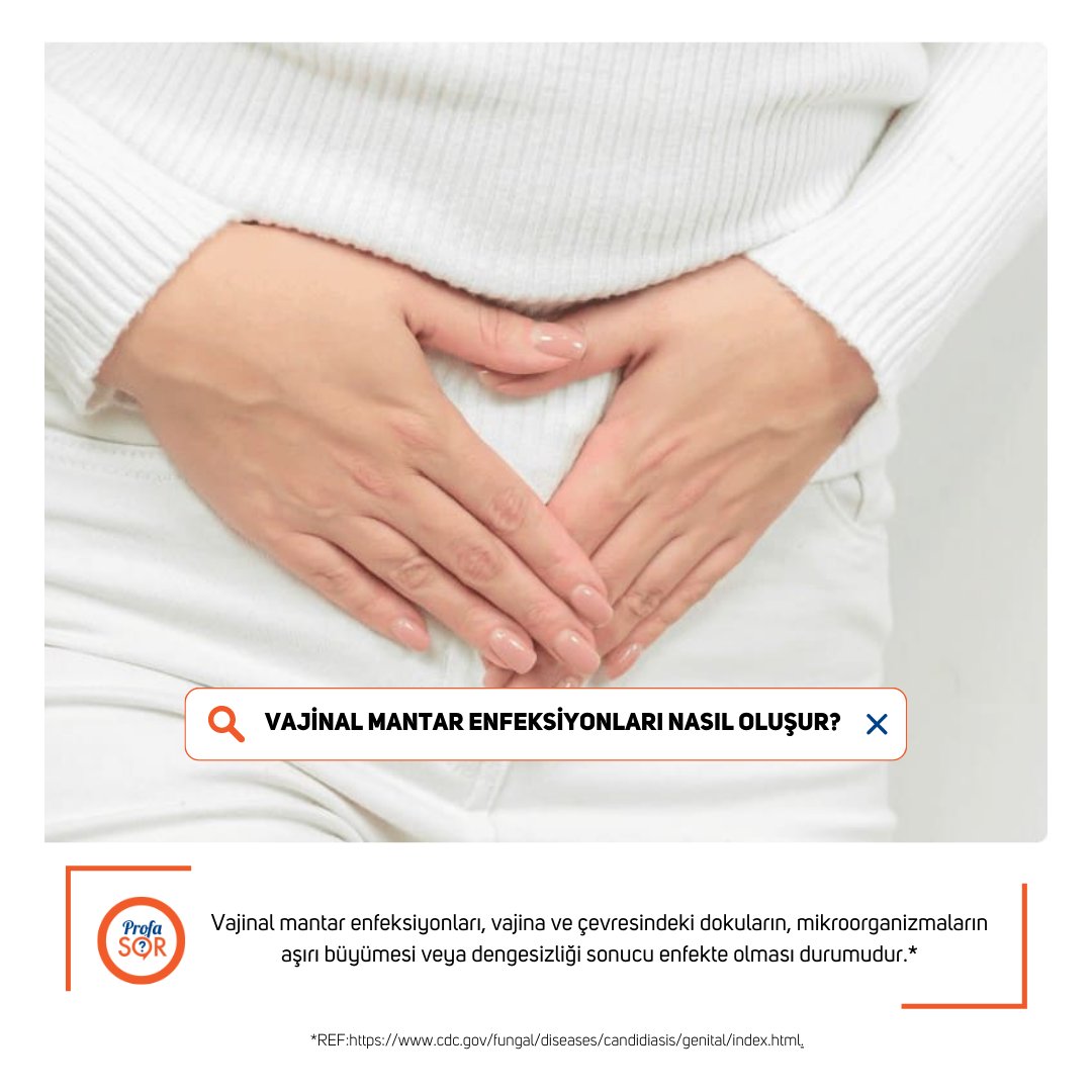 ProfASor_app's tweet photo. Vajinal mantar enfeksiyonları, vajina ve ��evresindeki dokuların, mikroorganizmaların aşırı büyümesi veya dengesizliği sonucu enfekte olması durumudur. planlanmalıdır.
Merak ettiklerinizi internetteki güvenilmez kaynaklardan araştırmayın, ProfaSOR’la güvenilir cevaplara ulaşın. https://t.co/rGmJA63QDH