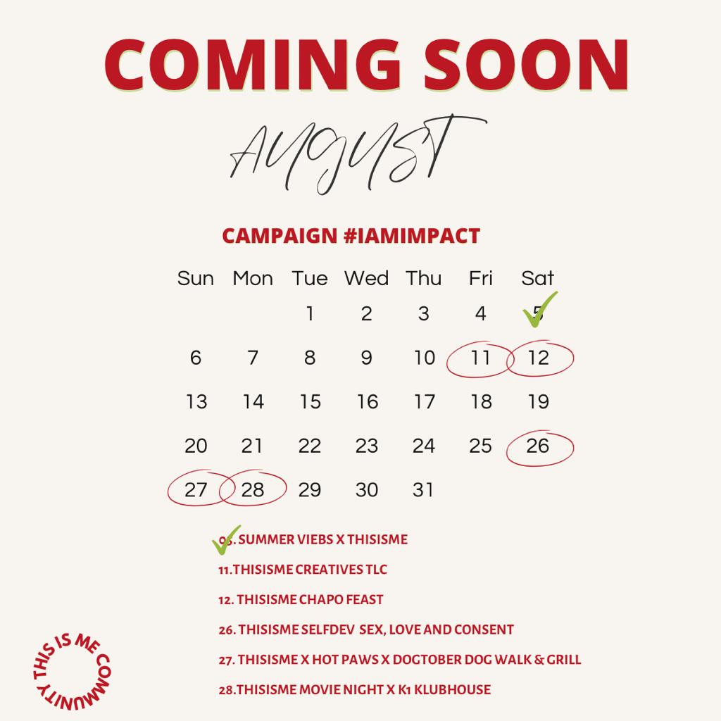 thisismecom's tweet photo. Line up for the next three months!!! Make sure your calendar is up to date. https://t.co/dGsjKExVDg