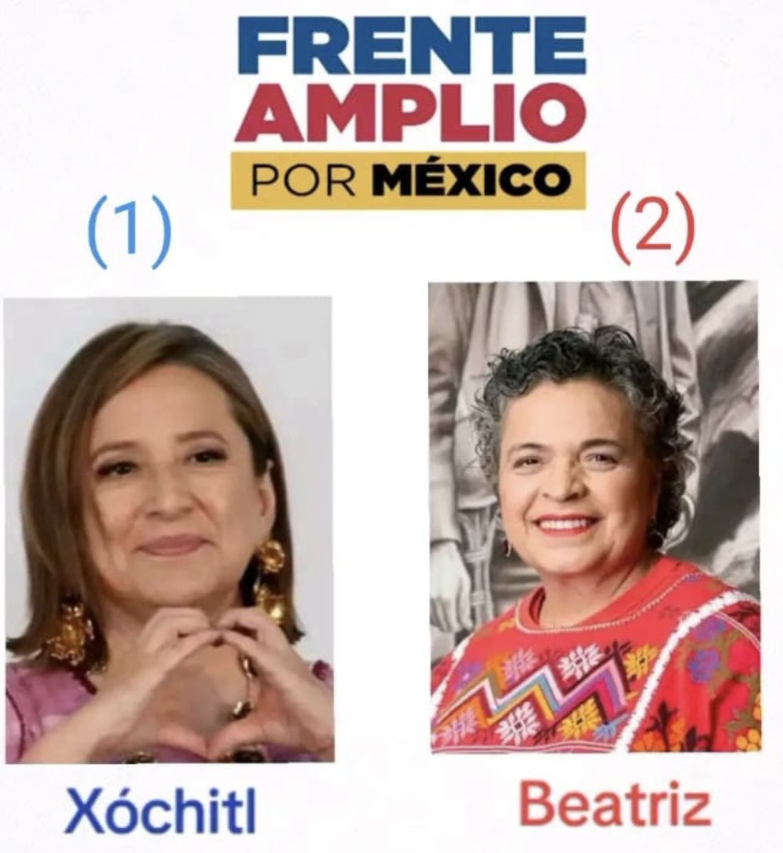 DrDecorazon1's tweet photo. A quién prefieres? 🥳

1 ) @XochitlGalvez - Rt 🔁

2) @BeatrizParedes - Like 

Elige y deja tu comentario.👇🙋‍♀️ https://t.co/oREwlDMUCX