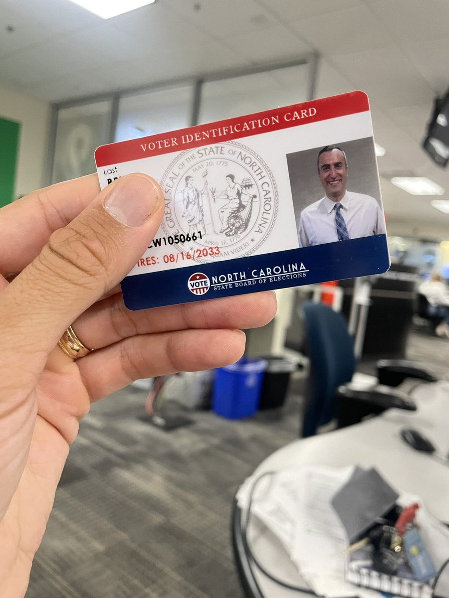 JoeBrunoWSOC9's tweet image. In person voting starts tomorrow in Charlotte. Don’t forget- starting this year you need an ID. Meck BOE is making free ones from 8-5 at the BOE office in Midtown @wsoctv