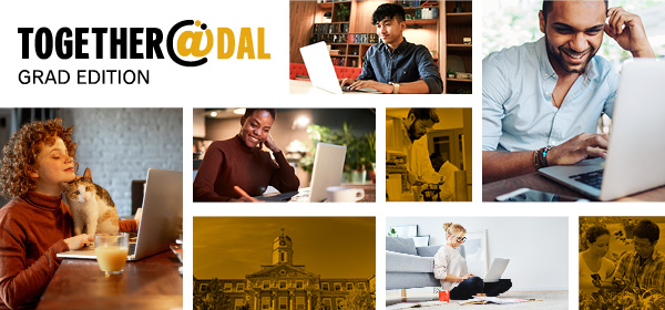 DalGradStudies's tweet photo. New to Dal?

Learn what's next with Together@Dal: Grad Edition orientation, designed to equip you for grad studies at Dal through Brightspace modules (complete for a chance to win an Apple Watch!), #GradChat sessions and in-person and virtual events: https://t.co/LPvsgE2e19 https://t.co/xTV5WSwED1