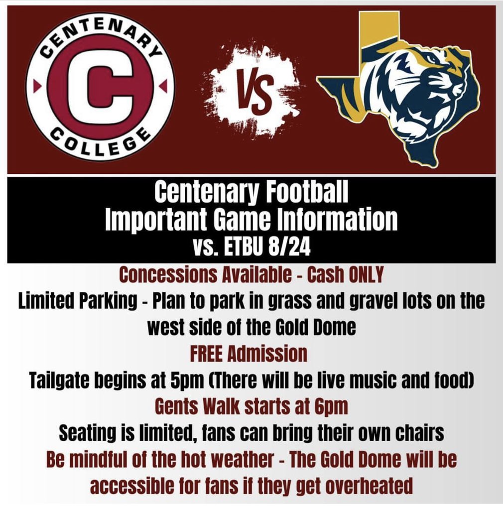 FOLLOW OUR PAGE HERE: <a href="/Gents_Football/">Centenary Football</a> ♥️💪🏾🖤‼️