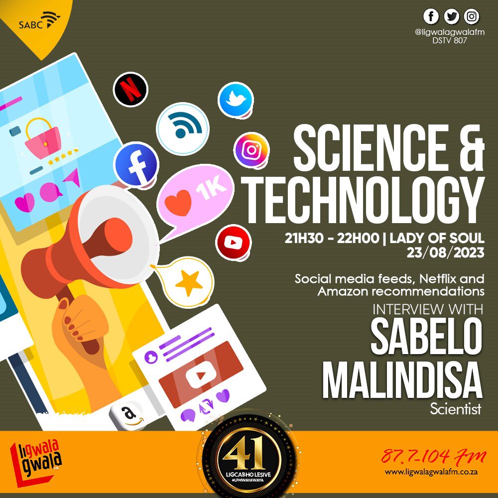 #Science&Technology | 21H30-22H00 | 🎙️: LadyOfSoul ku #LigwalagwalaFm #Lfmwayawaya