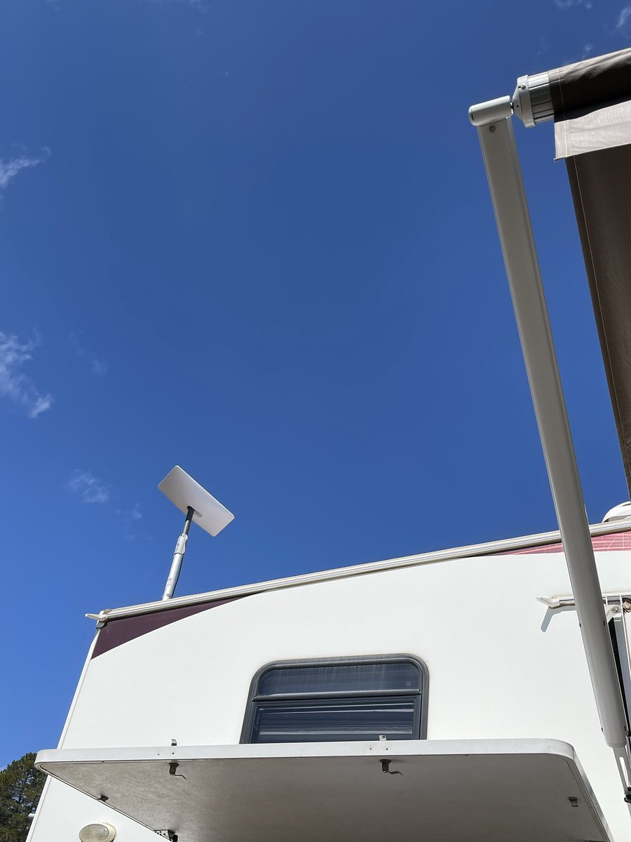 Working while camping made possible by <a href="/Starlink/">Starlink</a>