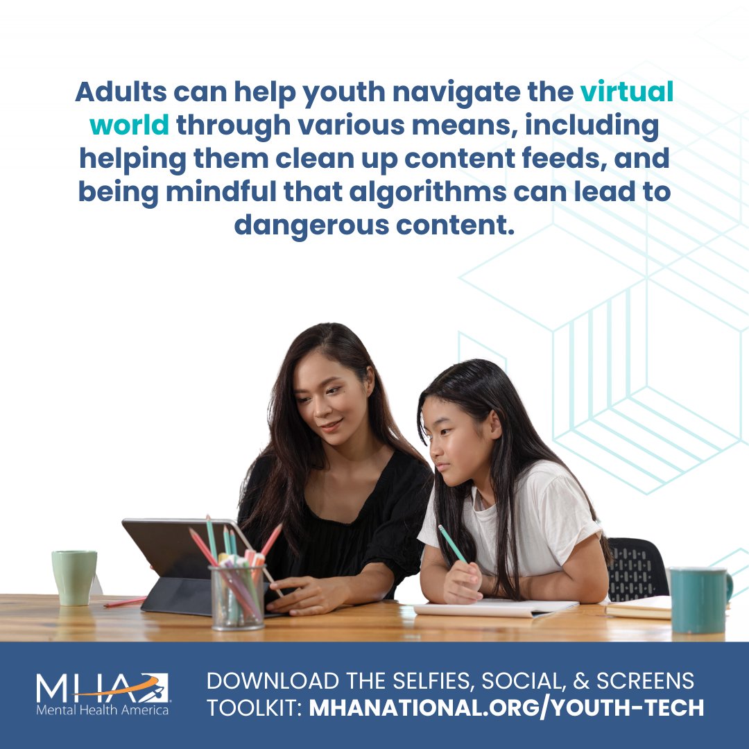 IntegrativeHHC's tweet photo. It's back to school time! Mental Health America has wonderful resources to help parents &amp; teens learn more about how social media affects our mental health.  Learn more: https://t.co/LXrErNDBF6  #MentalHealthMatters #PublicHealth #BehavioralHealth #CommunityHealth #WeCareTogether https://t.co/DwoePx83rs