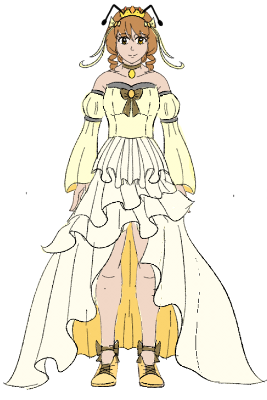 IshikawaTauro's tweet photo. Some gown sketch concepts I made for @MeliBeeVTuber
#MeliBee🐝🌸 https://t.co/wTg9xUoCFi