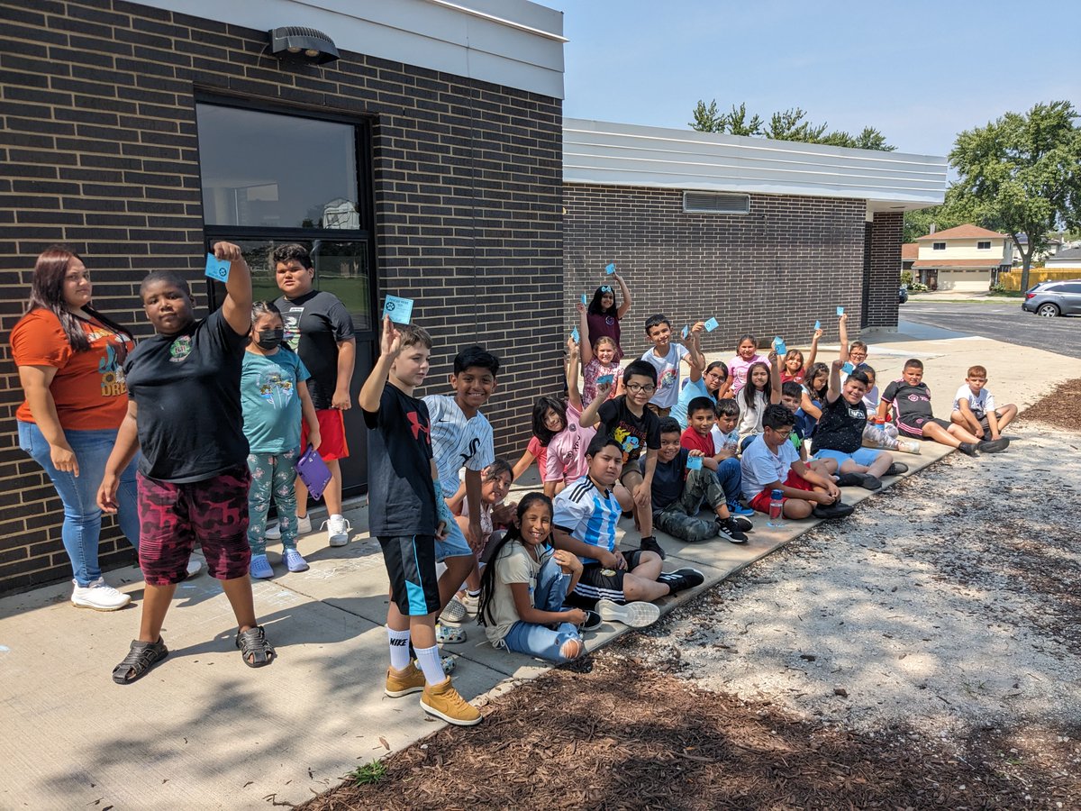 LakeParkASD4's tweet photo. Students participated in a CHAMPS bootcamp to review behavior expectations around Lake Park.  They were able to earn Panther Pride tickets for being such good listeners!  #ASD4ALL #LakeParkPanthers https://t.co/V2wRRfn84E
