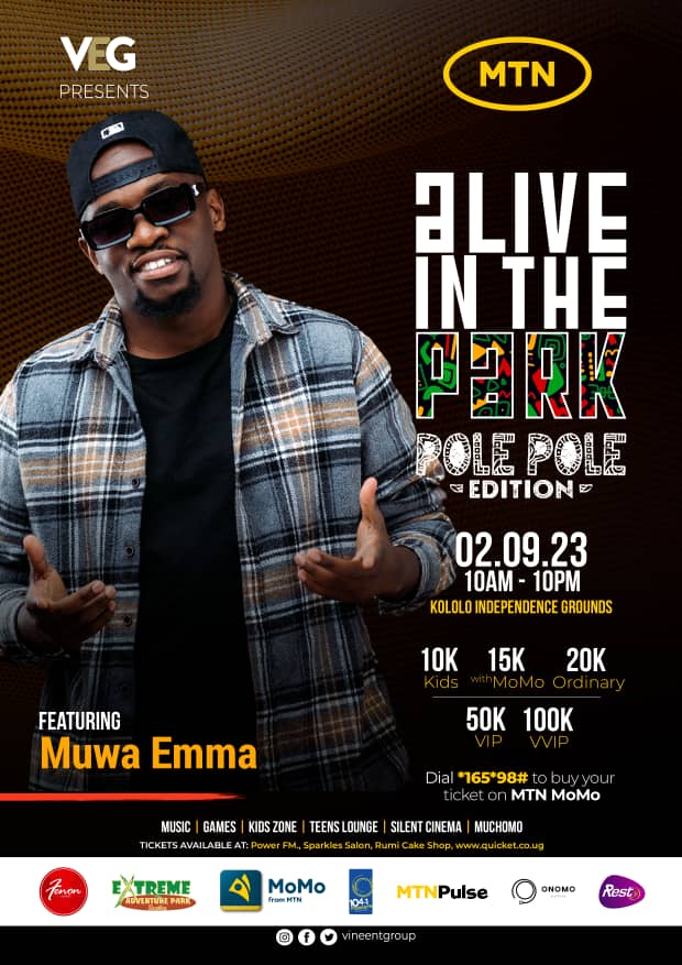 PatraAgasa's tweet photo. Prepare your dancing shoes 👟 the @ThePompi is coming to Uganda.
One of your hosts will be @muwa_emma. https://t.co/Zdo2WeafpU