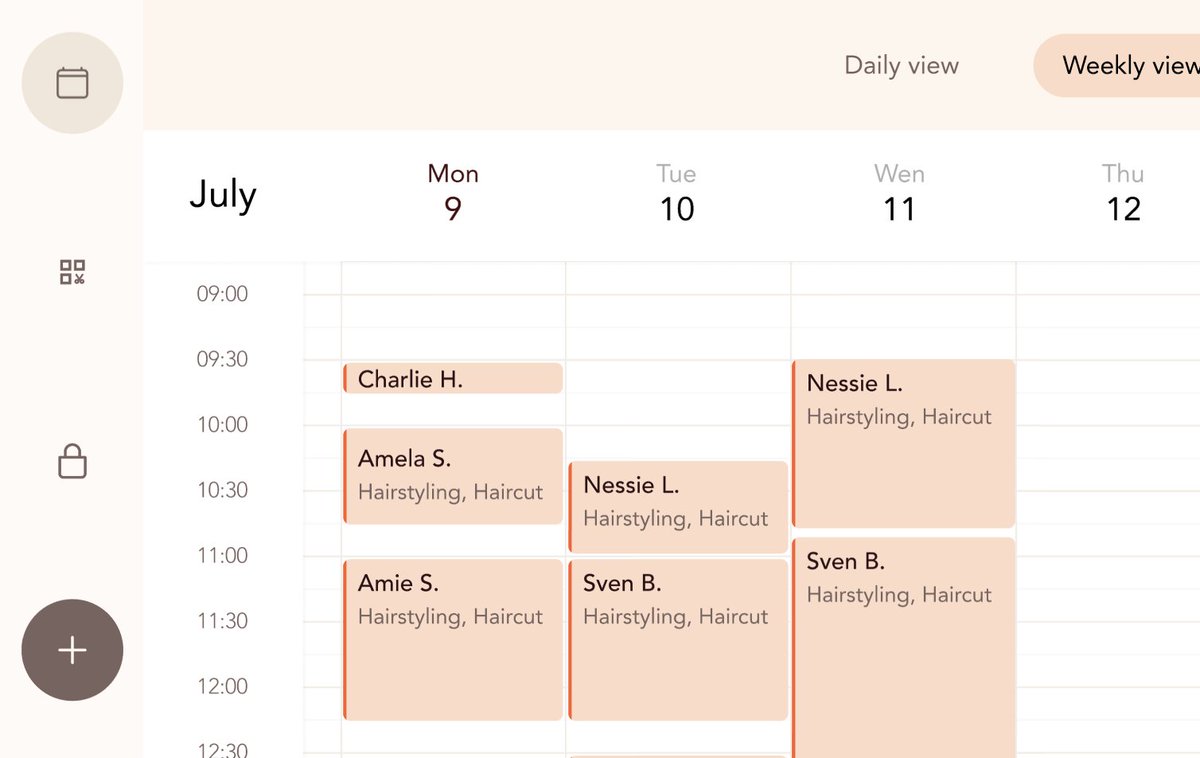 UI Detail from ongoing client work. 
#uidesign #uiinspiration #interfacedesign #calendardesign