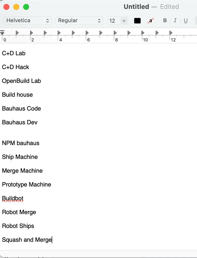 trypayload's tweet image. Road to name. We’ve settled for Squash &amp;amp; Merge
