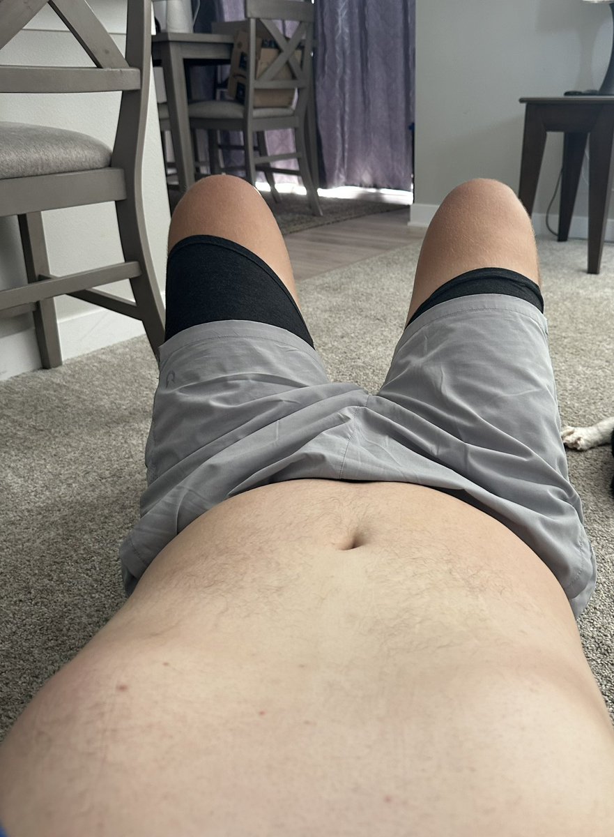 BromoIowa's tweet photo. after a 3 mile walk/jog outside in 104 degree heat, here i find myself. laying on the floor under a ceiling fan with my dog 🥵 https://t.co/N8w37voBTL