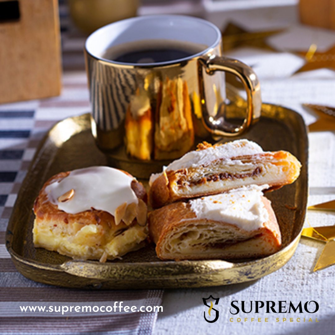 Treat your taste buds to a heavenly pairing of our Supremo Coffee beans and a decadent slice of your favorite dessert.
What's your favorite coffee and food pairing?
Share in the comments!

#CoffeePairing #FlavorHarmony
