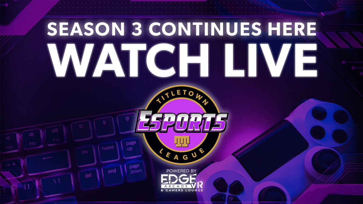 titletown's tweet photo. Titletown Esports League powered by @EdgeVRArcade Season 3: 
G🎮me 🔥n

WATCH LIVE » https://t.co/WBgDK6FV1r https://t.co/jX4QwJuS7R