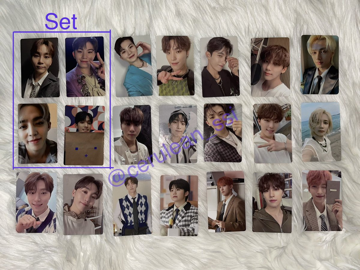 cerulean_ssi's tweet photo. WTS PHOTOCARD SEVENTEEN 
wts want to sell wtb want to buy

📍Dom Tangerang
- good condi 
- co oren
- free random pc official &amp; inc packing 
- price offer dm (jan sadis ya🥲)

Tags: svt carat kpop album pc fml sector17 the name semicolon attaca jeonghan jun woozi dk dino seungkwan https://t.co/rnGoiqmmOw