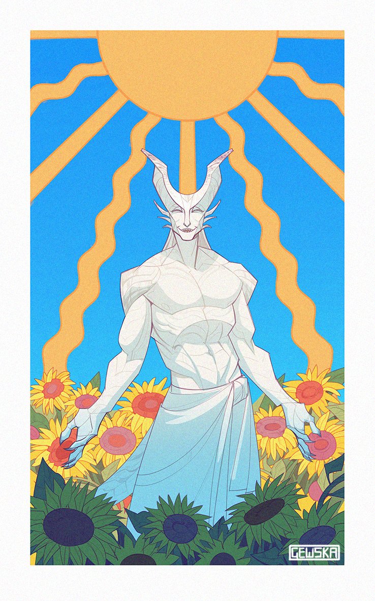 「The SunDnD tarot c0mmissi0n.#dnd #dungeo」|Roma Gewska 🇺🇦のイラスト