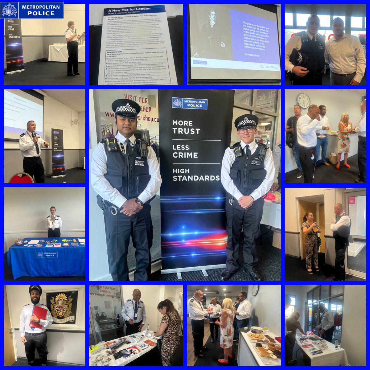 MPSBarkDag's tweet photo. Our New Met for London community event has started at @Dag_RedFC.
Thank you to the local residents and partners who have attended the event.
Together, we will succeed in delivering a New Met for London.
@metpoliceuk @lbbdcouncil @HaveringDaily @LocalCrimeBeats https://t.co/a2KpNJa7Fe