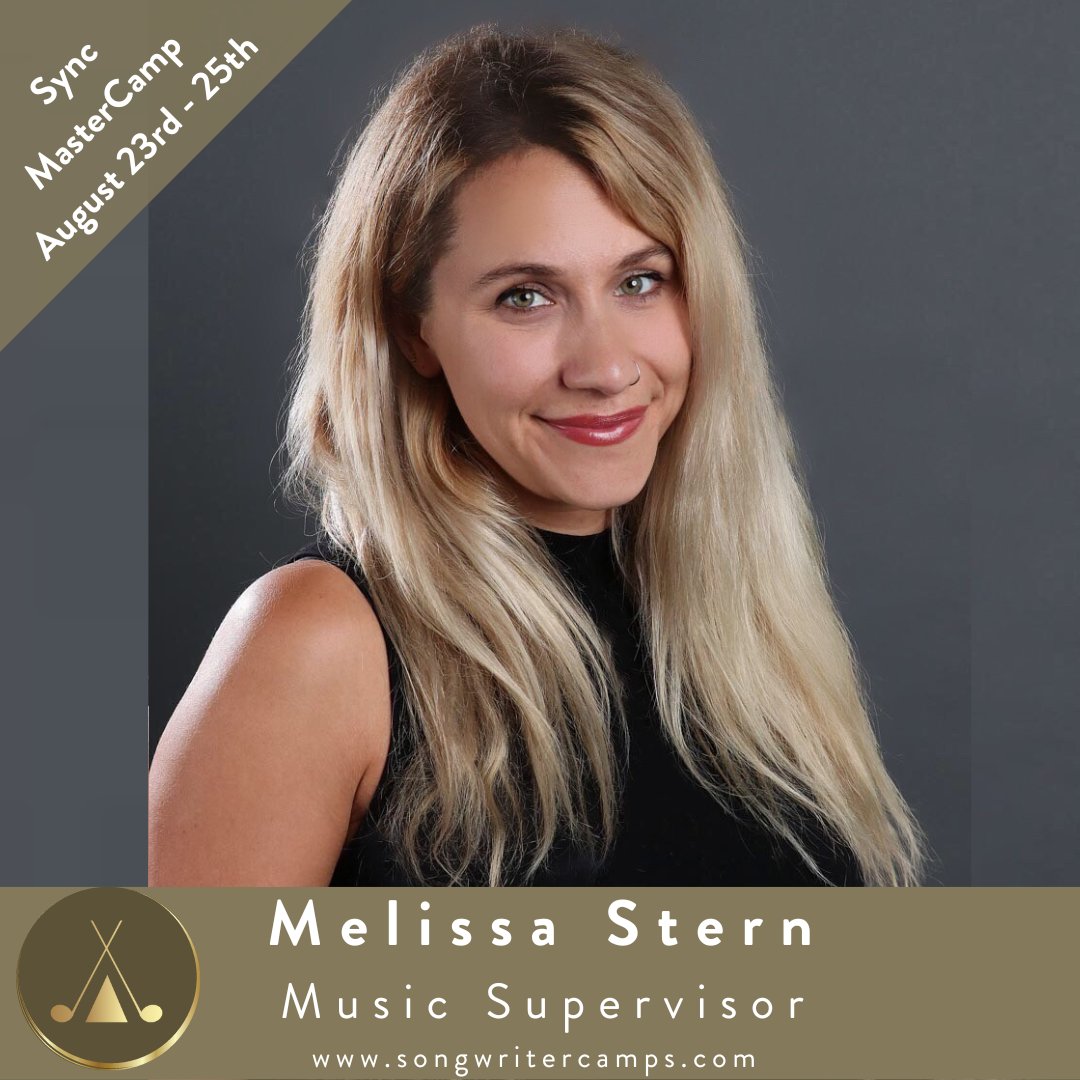 songwritercamps's tweet photo. We are thrilled to have Melissa Stern join us at this week’s Sync MasterCamp. With nearly 15 years shaping the auditory landscape at Fox Sports Music, Melissa Stern is an industry luminary.
#songwritercamps #syncmastercamp #songwritingforsync #songwriting #bmi #ascap #sesac #sona https://t.co/73xl2AV0SL