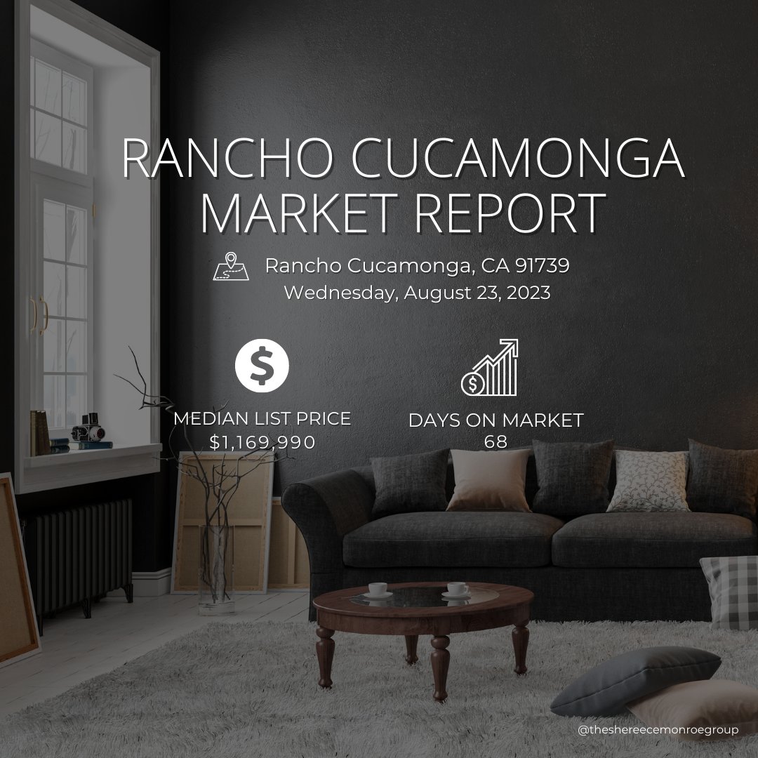 ShereeceMonroe's tweet photo. Stay Informed with the Latest Market Report for Rancho Cucamonga, California!
Are you eager to stay ahead of the real estate game in Rancho Cucamonga? Look no further!
Here are the key updates you need to know about this week's market trends. https://t.co/VqUcNwfCR0