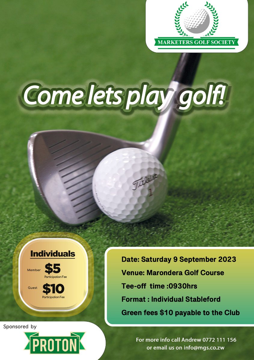 mgszimbabwe's tweet photo. Our next game will be in Marondera on the 9th of September 2023. To register, follow the link below 

https://t.co/pa1yTrhqmv https://t.co/xh7kvvDOGc