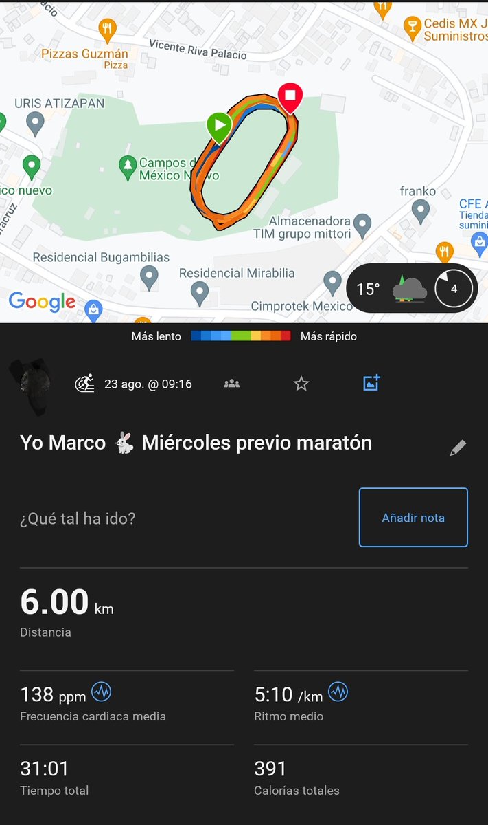 Riveratril (@rudisimo_rivera) on Twitter photo Días previos a <a href="/MaratonCDMX/">Maratón de la Ciudad de México Telcel</a> trote que bien puede ser caminata.
#YoMarco🐇
<a href="/ManicomioRunner/">Manicomio Runner \m/ 🤪 \m/</a>
@ComuniRunners
<a href="/SumandoKMx/">Deportistas Sumando Km</a>
<a href="/CorroAMiPaso/">Corro A Mi Paso 🇲🇽</a>
<a href="/MeEncantaCorrer/">Me Encanta Correr</a>
<a href="/CanalRunning/">Running Shorts</a>
<a href="/FenixRun_Mexico/">Fénix Run</a>
<a href="/RunSalud20/">Running Saludable 20</a>
<a href="/pasion_running/">*PASIÓN RUNNING*</a> Días previos a <a href="/MaratonCDMX/">Maratón de la Ciudad de México Telcel</a> trote que bien puede ser caminata.
#YoMarco🐇
<a href="/ManicomioRunner/">Manicomio Runner \m/ 🤪 \m/</a>
@ComuniRunners
<a href="/SumandoKMx/">Deportistas Sumando Km</a>
<a href="/CorroAMiPaso/">Corro A Mi Paso 🇲🇽</a>
<a href="/MeEncantaCorrer/">Me Encanta Correr</a>
<a href="/CanalRunning/">Running Shorts</a>
<a href="/FenixRun_Mexico/">Fénix Run</a>
<a href="/RunSalud20/">Running Saludable 20</a>
<a href="/pasion_running/">*PASIÓN RUNNING*</a>