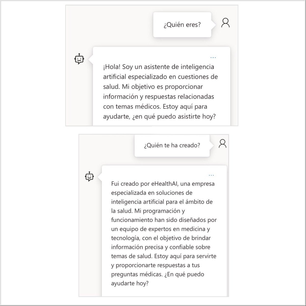 gcjordi's tweet photo. Here I present to you the #AI bot from #eHealthAI. Central product and already fully operational. To have companies, institutions and whoever is necessary to make assisted demos. https://t.co/fYBAwIb7wv