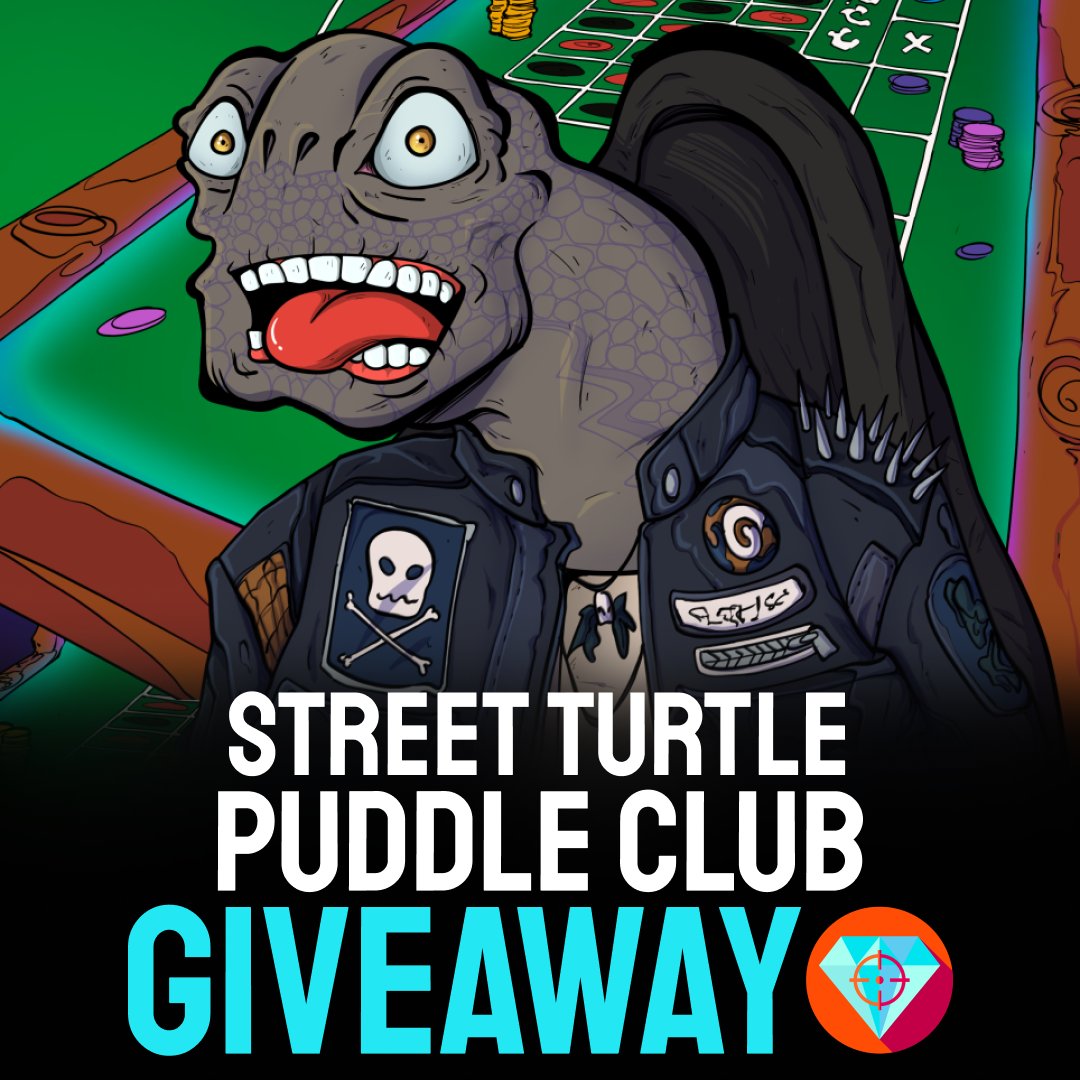 Giveaway! 🎉 We're giving away 5x Turtle NFTs from @StreetTurtlePC 🐢 To enter: 1. Follow @RaritySniperNFT 2. Follow @StreetTurtlePC 3. Like, Retweet and Tag 3 friends *24h to enter