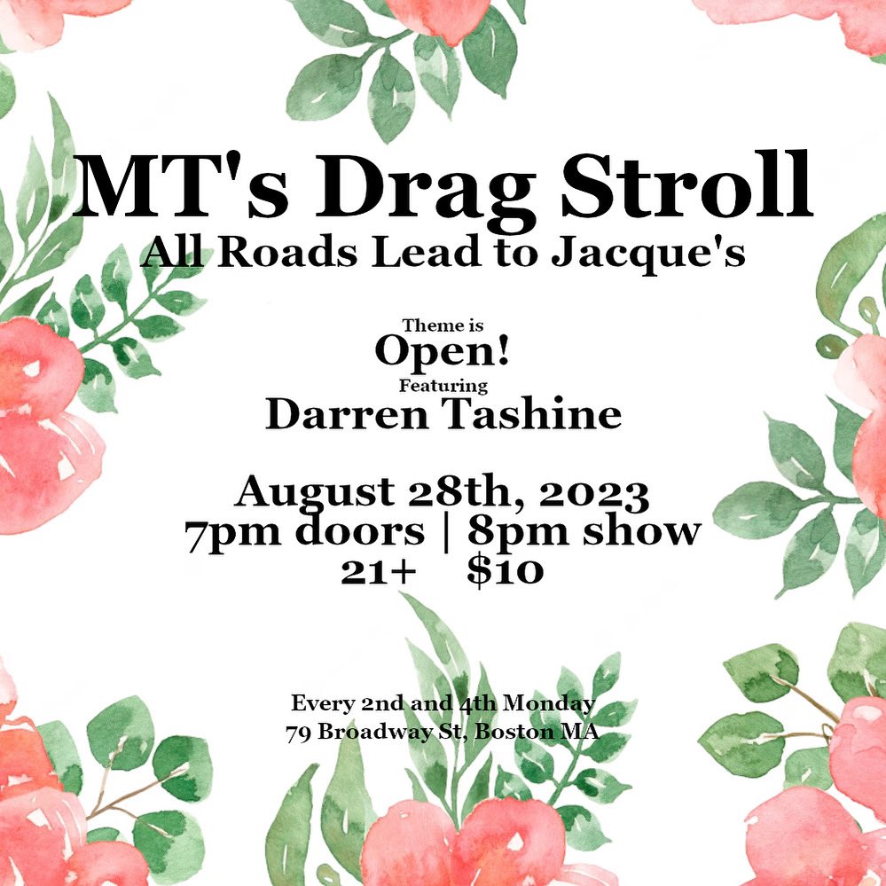 Strollin’ with Darren Tashine on Monday!