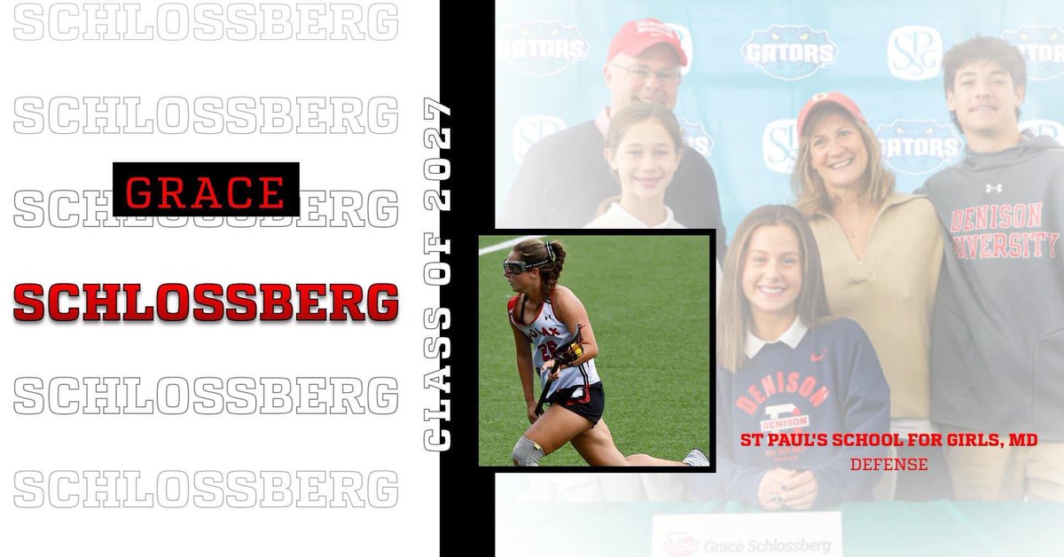 Please join us in welcoming Grace Schlossberg to our class of 2027! 
Let’s go Big Red!! ❤️