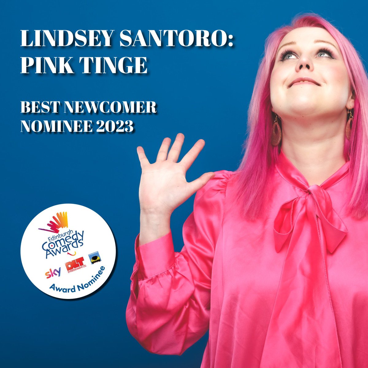 Wow wow! This is insane! 

I’m nominated for Best Newcomer @edfringe 2023!
@ComedyAwards 
⭐️⭐️⭐️⭐️⭐️🎉🎉🎉🎉🎉 
#edfringe23 #fillyerboots 
I did a cry!