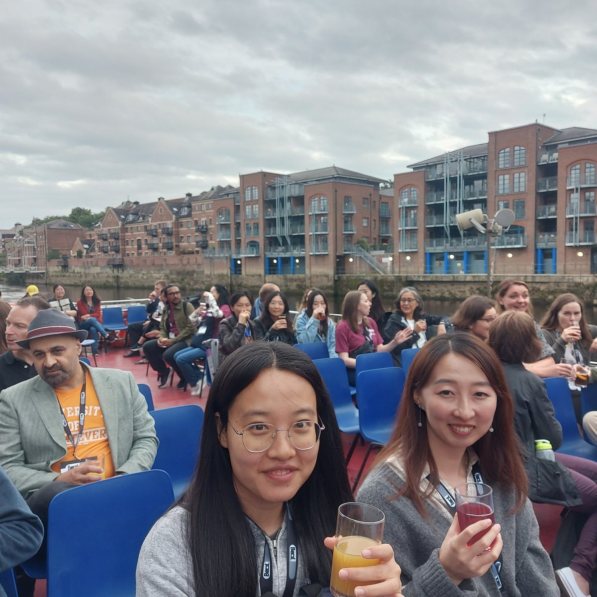 Applied linguists on a boat <a href="/BAAL2023York/">BAAL2023York</a> #BAAL2023York