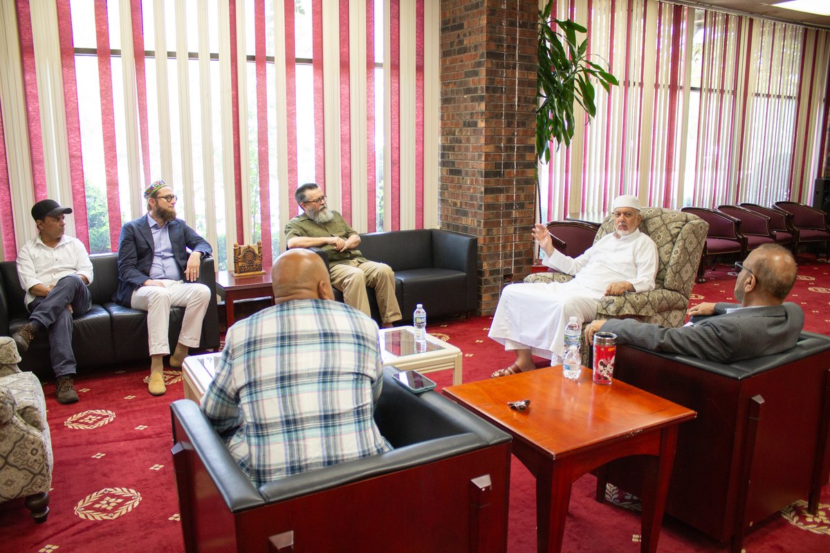 IQRA_Foundation's tweet photo. Honored to be visited by Dr. Mustafa Abu Sway, first holder of the Integral Chair for the Study of Imam Ghazali's Work at Al-Masjid Al-Aqsa and at Al-Quds University in Jerusalem. #islam #Muslims https://t.co/h9QeiAqb0a