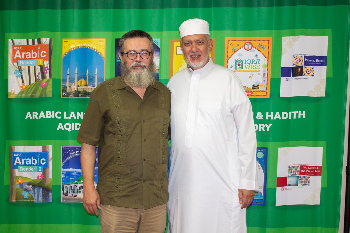 IQRA_Foundation's tweet photo. Honored to be visited by Dr. Mustafa Abu Sway, first holder of the Integral Chair for the Study of Imam Ghazali's Work at Al-Masjid Al-Aqsa and at Al-Quds University in Jerusalem. #islam #Muslims https://t.co/h9QeiAqb0a