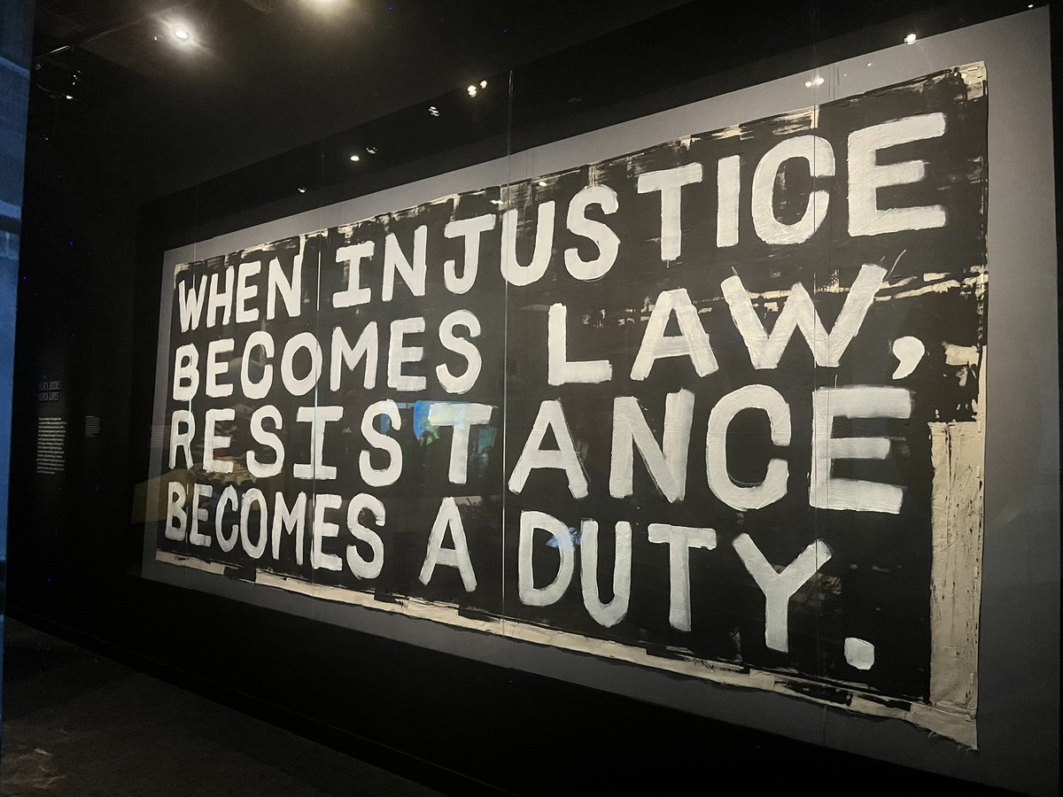 TheFelicityKing's tweet photo. I decided to do some exploring and check out the museum of African American history and culture. And just wow! It is truly a mix of emotions exploring the museum. https://t.co/AyQSp00upV