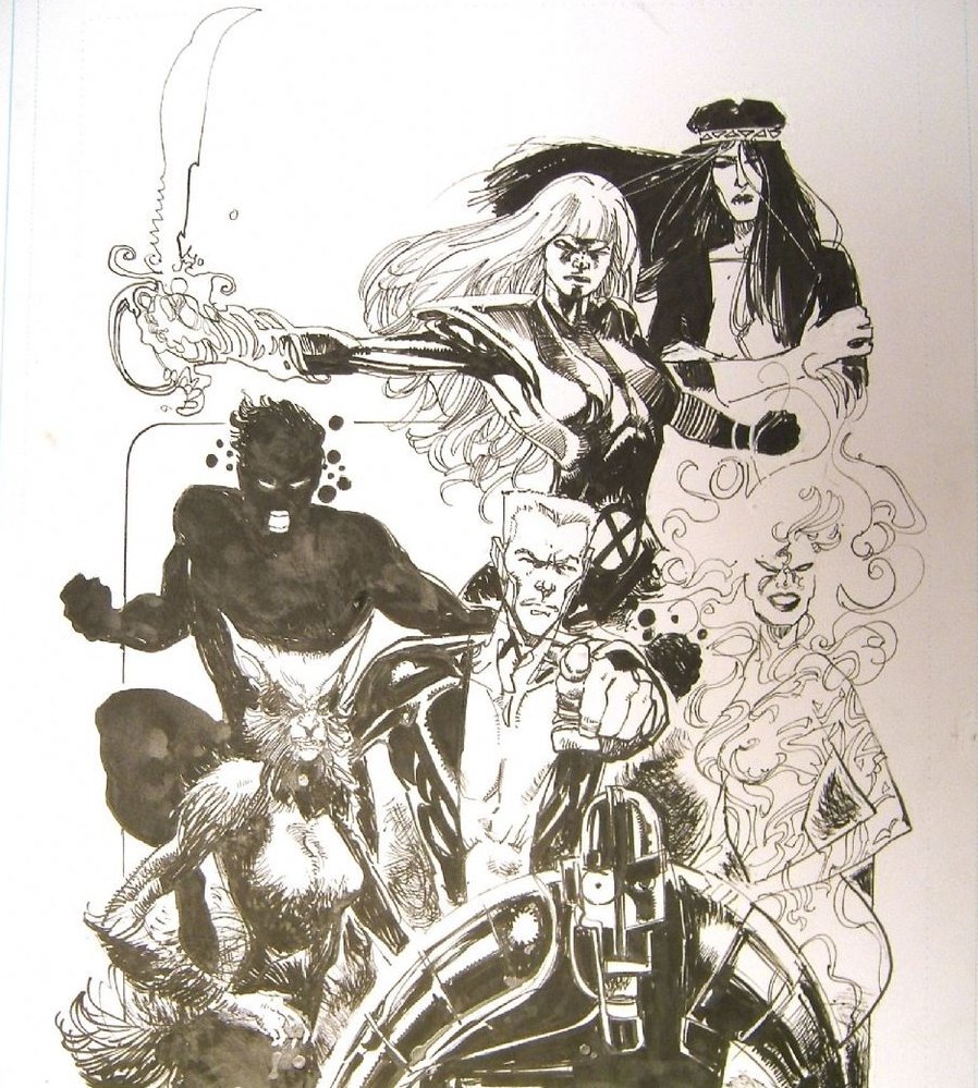 Original New Mutants Team   #marvelcomics #newmutants #comicart