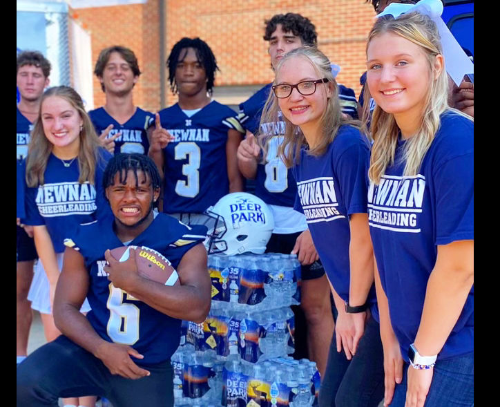 Thank you to partner, <a href="/DeerParkWTR/">Deer Park®</a>, for keeping our athletes, coaches, and officials hydrated this season. Deer Park is official spring water of the GHSA. Stay 💦 as you gear up for Week 2 🏈 . <a href="/WeAreNewnan/">NEWNAN FOOTBALL</a>
