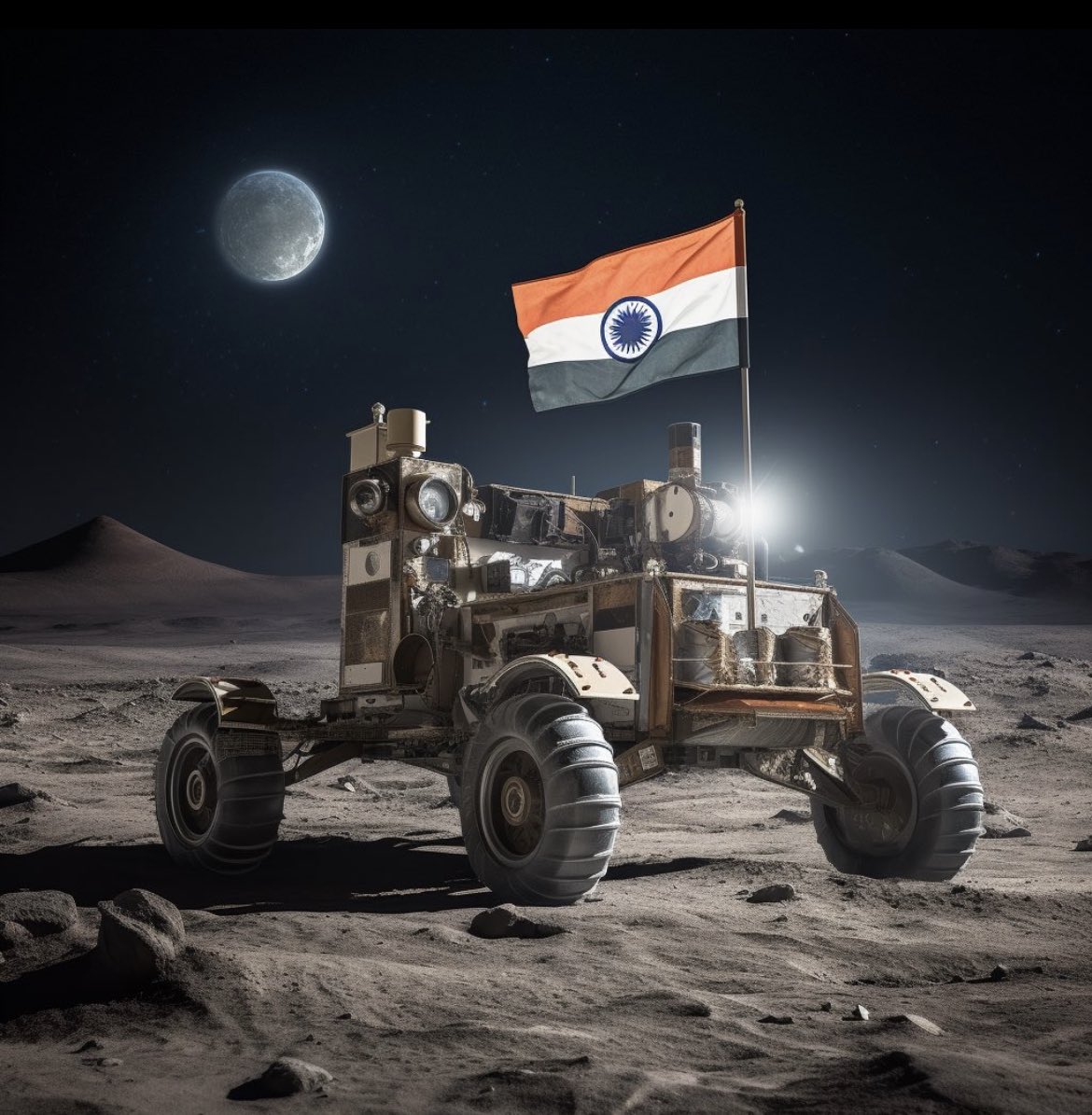 raajeevanand's tweet photo. To the Moon 

Proud for India 🇮🇳 https://t.co/5yUwFEbxMm